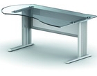 BERLIN glass - стол асимметричный лев/прав